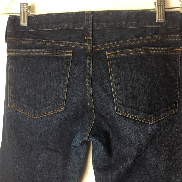 J CREW Distressed Toothpick Ankle SKinny Distressed Denim Jeans Size 27 - Picture 11 of 13